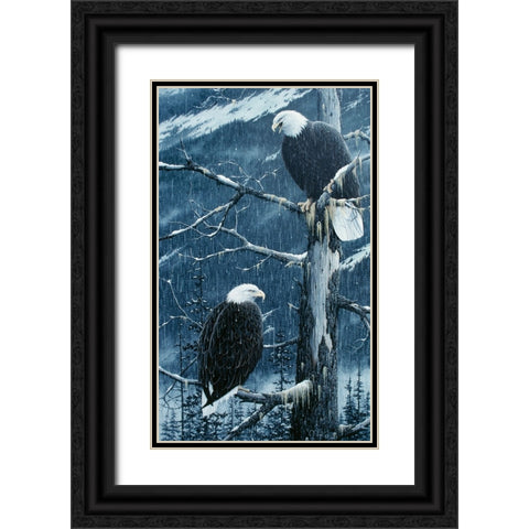 Another Rainy Day Black Ornate Wood Framed Art Print with Double Matting by Tift, Jeff