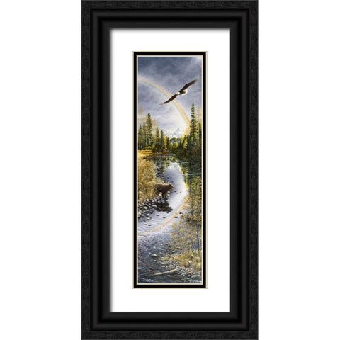 Autumns Bounty Black Ornate Wood Framed Art Print with Double Matting by Tift, Jeff