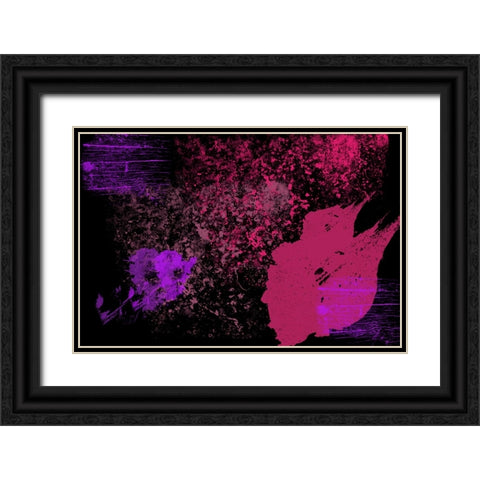 Alive Universe Black Ornate Wood Framed Art Print with Double Matting by Jenny Rainbow Fine Art