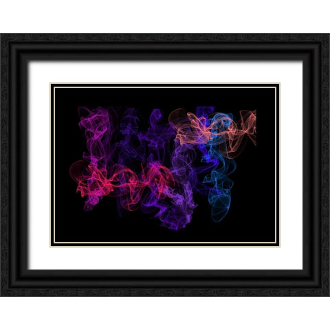 Ethereal Dance 2 Black Ornate Wood Framed Art Print with Double Matting by Jenny Rainbow Fine Art