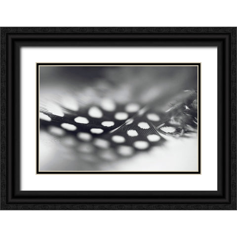 Angel Flight  Series Noublie Pas Black Ornate Wood Framed Art Print with Double Matting by Jenny Rainbow Fine Art
