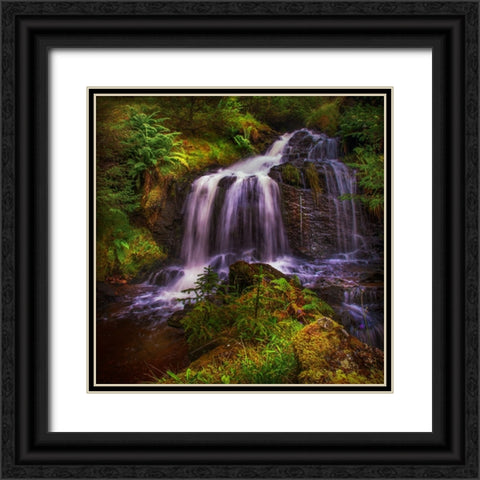 Retreat for Soul 2 Black Ornate Wood Framed Art Print with Double Matting by Jenny Rainbow Fine Art