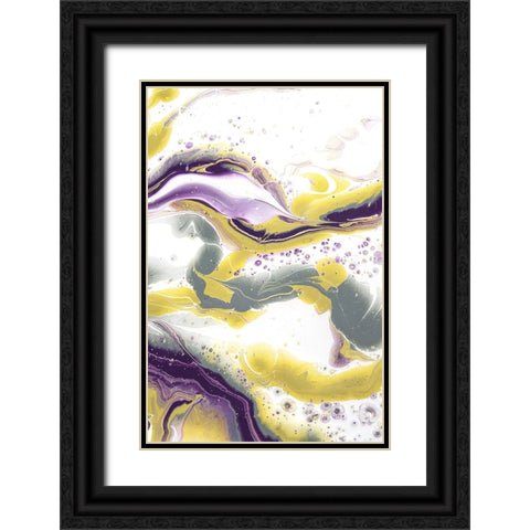 Acrylic Painting Olive Gardens 13 Black Ornate Wood Framed Art Print with Double Matting by Jenny Rainbow Fine Art