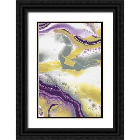 Acrylic Painting Olive Gardens 14 Black Ornate Wood Framed Art Print with Double Matting by Jenny Rainbow Fine Art