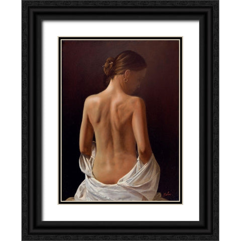 DSC_6669 Black Ornate Wood Framed Art Print with Double Matting by Silver, John