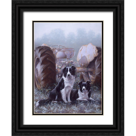 Heroes Of The Hills Black Ornate Wood Framed Art Print with Double Matting by Silver, John