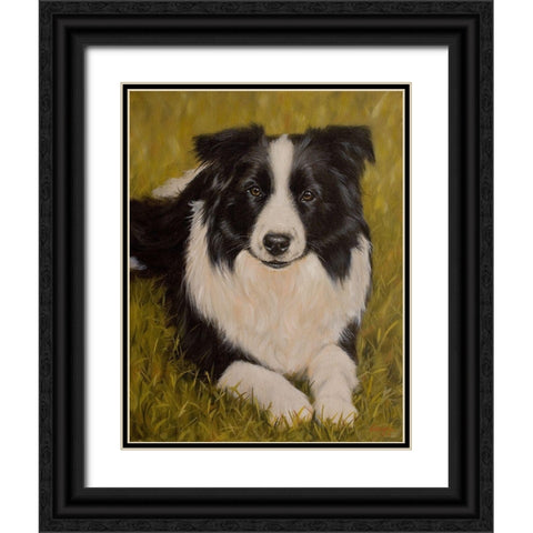 101 Black Ornate Wood Framed Art Print with Double Matting by Silver, John