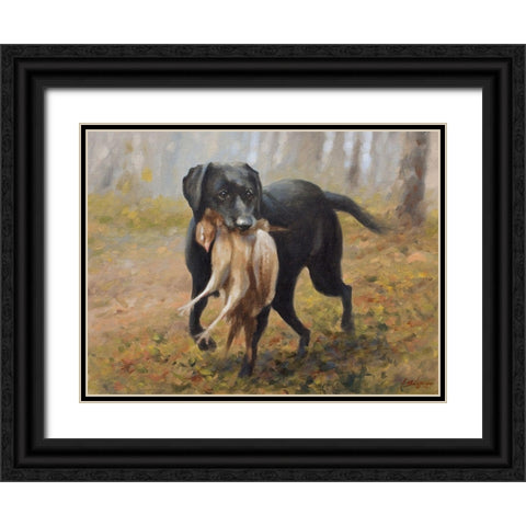 173 Black Ornate Wood Framed Art Print with Double Matting by Silver, John