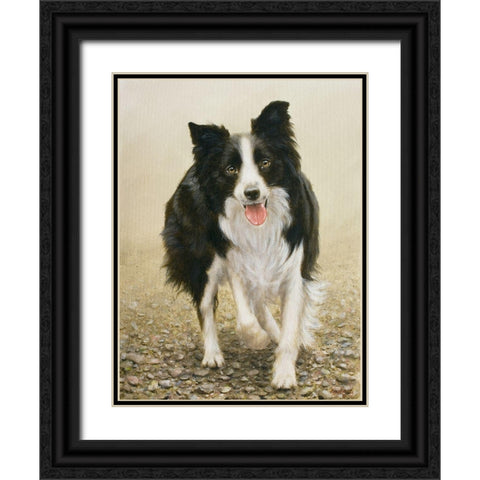 209 Black Ornate Wood Framed Art Print with Double Matting by Silver, John