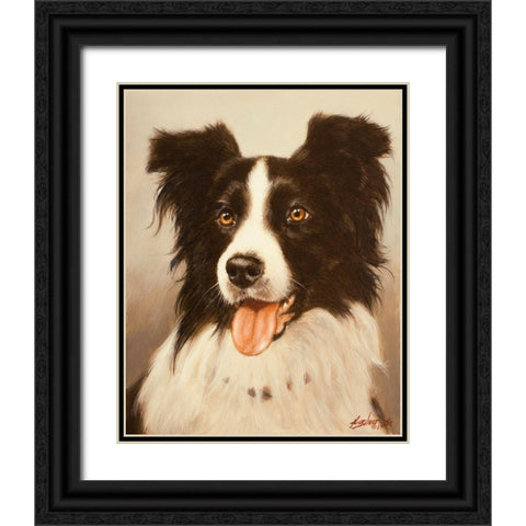 300 Black Ornate Wood Framed Art Print with Double Matting by Silver, John