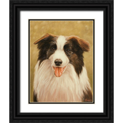 301 Black Ornate Wood Framed Art Print with Double Matting by Silver, John