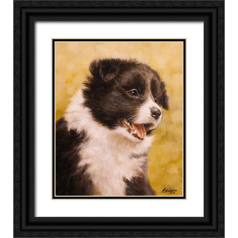 302 Black Ornate Wood Framed Art Print with Double Matting by Silver, John