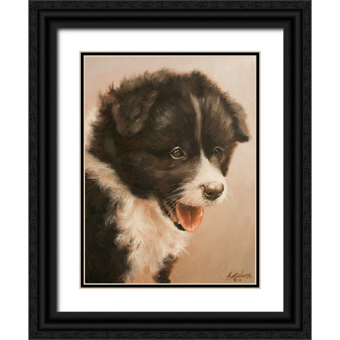 307 Black Ornate Wood Framed Art Print with Double Matting by Silver, John