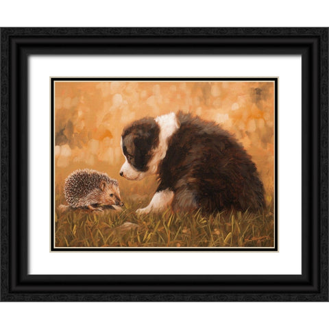 309 Black Ornate Wood Framed Art Print with Double Matting by Silver, John