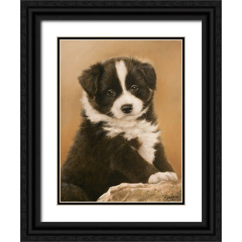 322 Black Ornate Wood Framed Art Print with Double Matting by Silver, John