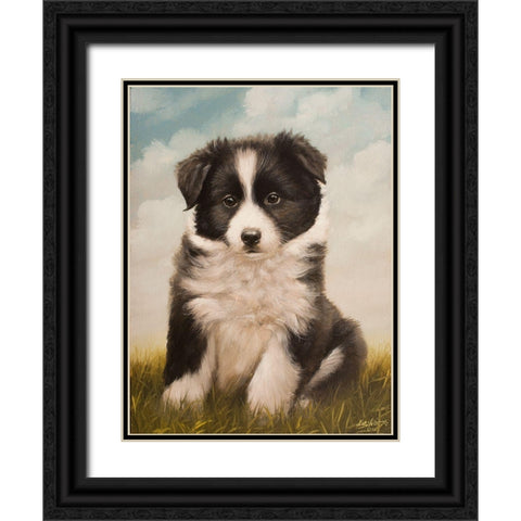 325 Black Ornate Wood Framed Art Print with Double Matting by Silver, John