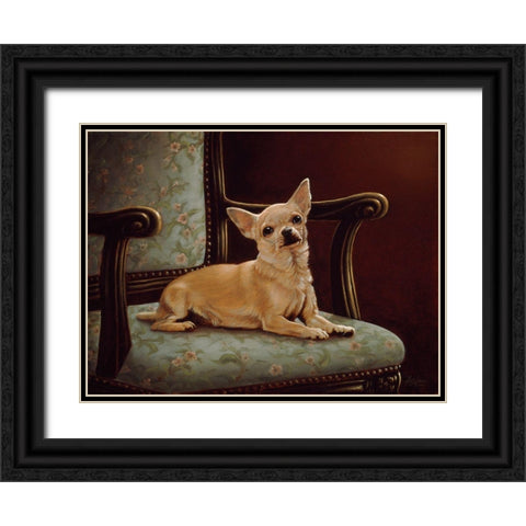 Jsm26-B Black Ornate Wood Framed Art Print with Double Matting by Silver, John