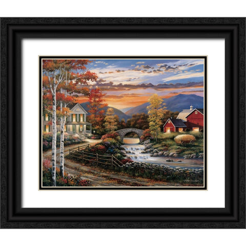 Zaccheo A Black Ornate Wood Framed Art Print with Double Matting by Zaccheo, John