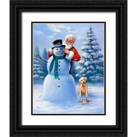 1 Black Ornate Wood Framed Art Print with Double Matting by Zaccheo, John