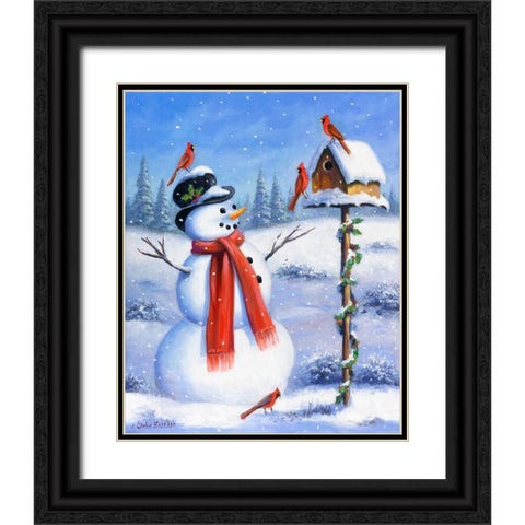 4 Black Ornate Wood Framed Art Print with Double Matting by Zaccheo, John