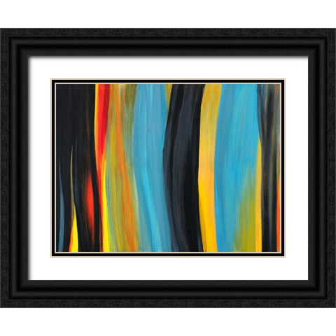 Harmony Black Ornate Wood Framed Art Print with Double Matting by Zaccheo, John