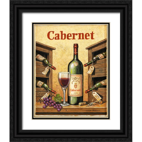 Cabernet Black Ornate Wood Framed Art Print with Double Matting by Zaccheo, John