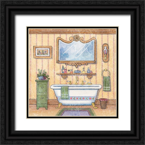 Za2056 Black Ornate Wood Framed Art Print with Double Matting by Zaccheo, John