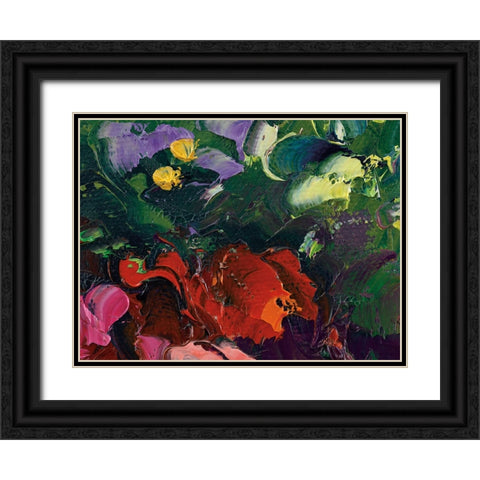 Zoom Black Ornate Wood Framed Art Print with Double Matting by Zaccheo, John