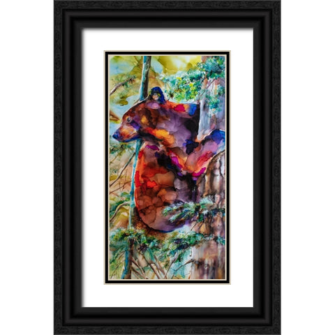 Cub Scouting Black Ornate Wood Framed Art Print with Double Matting by Art by Leslie Franklin