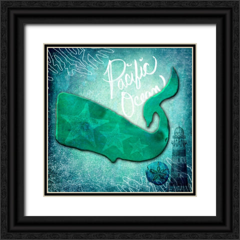 Ocean Pacific Ocean Black Ornate Wood Framed Art Print with Double Matting by LightBoxJournal