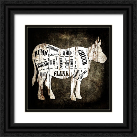 Butcher Shop II Black Ornate Wood Framed Art Print with Double Matting by LightBoxJournal