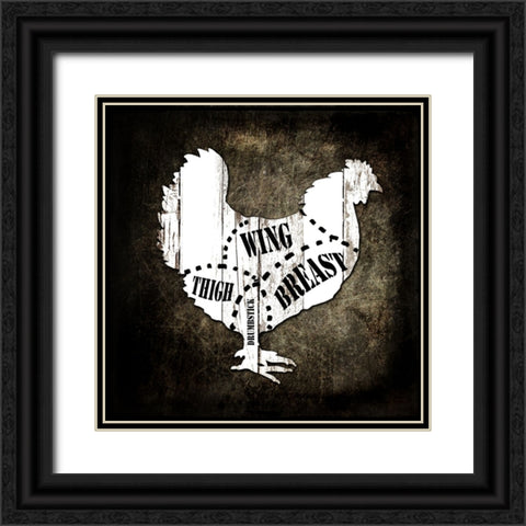 Butcher Shop III Black Ornate Wood Framed Art Print with Double Matting by LightBoxJournal