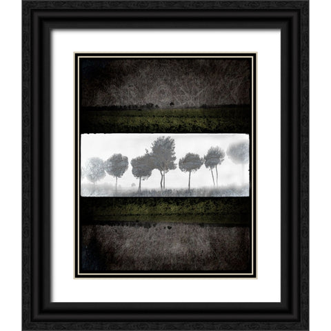 Black Tree 2 Black Ornate Wood Framed Art Print with Double Matting by LightBoxJournal