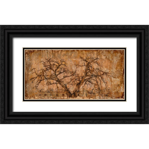 Autumn Tree Black Ornate Wood Framed Art Print with Double Matting by LightBoxJournal