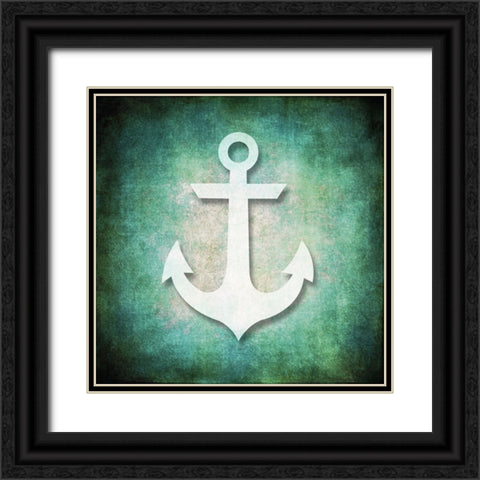 Good Times_Beach Anchor Black Ornate Wood Framed Art Print with Double Matting by LightBoxJournal