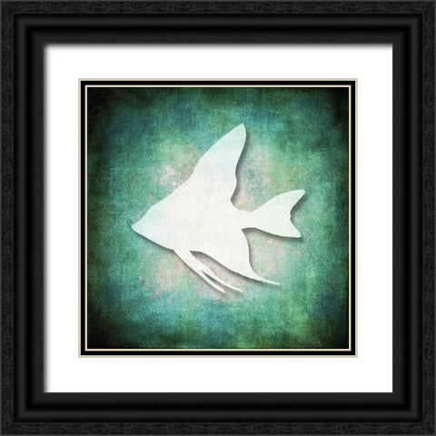 Good Times_Beach Fish Black Ornate Wood Framed Art Print with Double Matting by LightBoxJournal