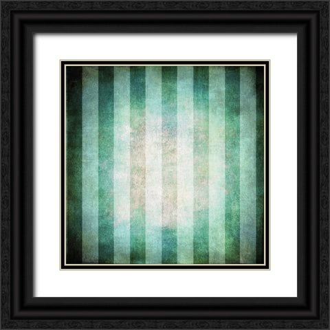 Good Times_Beach Stripes Black Ornate Wood Framed Art Print with Double Matting by LightBoxJournal