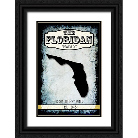 States Brewing Co_Flordia Black Ornate Wood Framed Art Print with Double Matting by LightBoxJournal