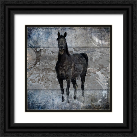 Black Mare 3 Black Ornate Wood Framed Art Print with Double Matting by LightBoxJournal