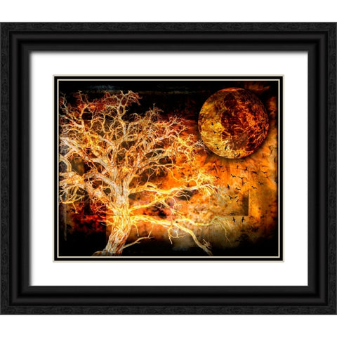 A Ravens World Black Ornate Wood Framed Art Print with Double Matting by LightBoxJournal