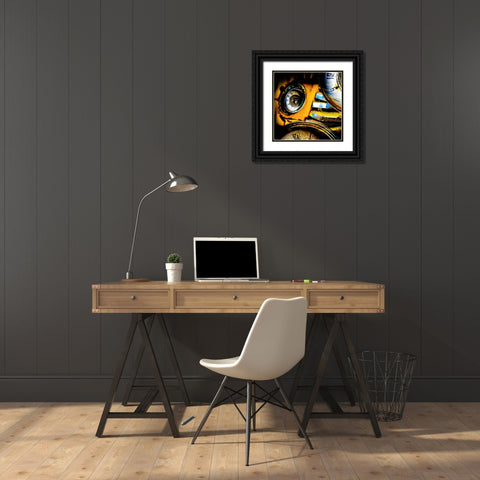 Garage 1 Black Ornate Wood Framed Art Print with Double Matting by LightBoxJournal