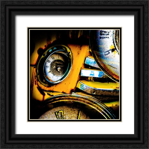 Garage 1 Black Ornate Wood Framed Art Print with Double Matting by LightBoxJournal