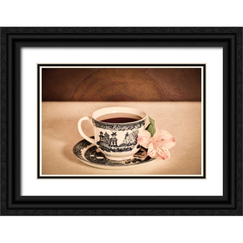 High Tea 2 Black Ornate Wood Framed Art Print with Double Matting by LightBoxJournal