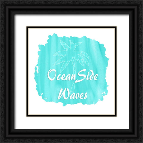 Lifes A Beach Ocean Side Surf Black Ornate Wood Framed Art Print with Double Matting by LightBoxJournal