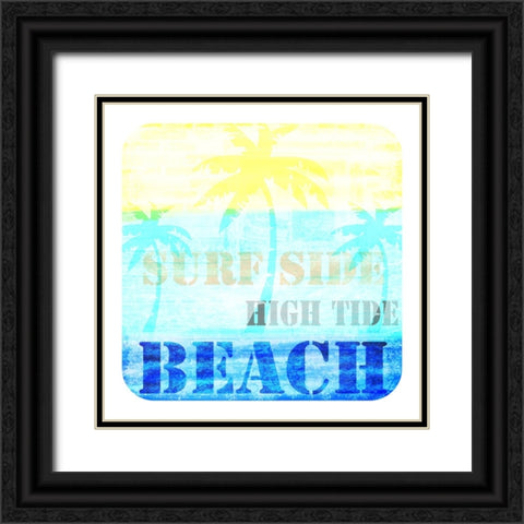 Welcome Beach 1 Black Ornate Wood Framed Art Print with Double Matting by LightBoxJournal