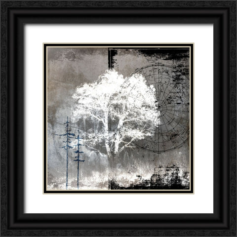 July Tree 10 Black Ornate Wood Framed Art Print with Double Matting by LightBoxJournal