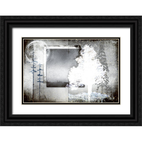 July Tree 7 Black Ornate Wood Framed Art Print with Double Matting by LightBoxJournal