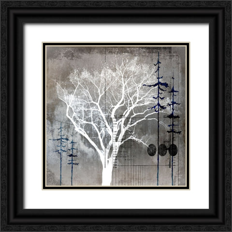 July Tree 8 Black Ornate Wood Framed Art Print with Double Matting by LightBoxJournal