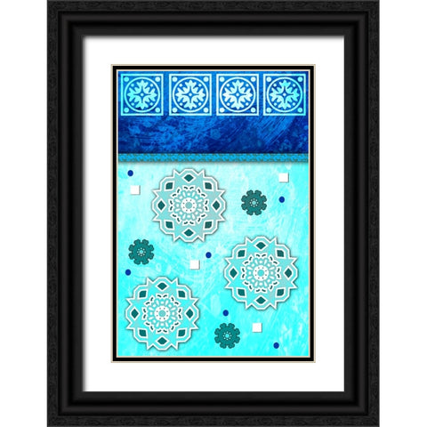 Go Bo Ho 4 Black Ornate Wood Framed Art Print with Double Matting by LightBoxJournal