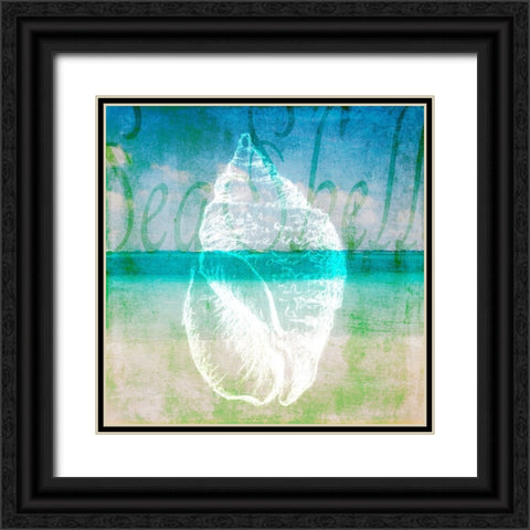 Sea 4 Black Ornate Wood Framed Art Print with Double Matting by LightBoxJournal